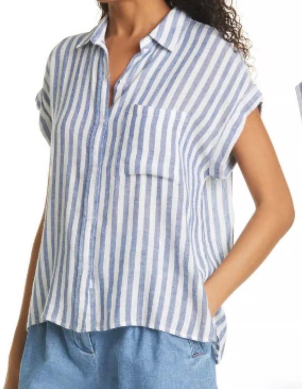 Rails Whitney Striped Button-down Shirt In Echo Stripe